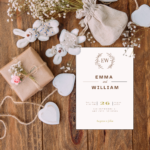 Monogram Wedding Invitation
