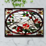 Alabama State Symbols – Stained Glass Inspired Cutting Board