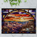 Arizona Sunset Edition – Stained Glass-Inspired Cutting Board