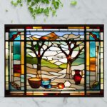 Arkansas Handmade Pottery – Stained Glass-Inspired Cutting Board