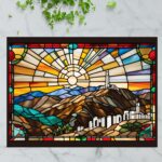 California Los Angeles – Stained Glass-Inspired Cutting Board
