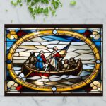 Crossing the Delaware River – Stained Glass-Inspired Cutting Board