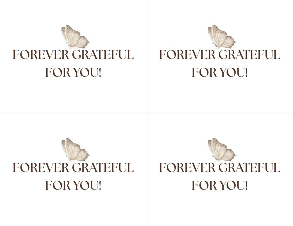 Forever Grateful For You! - Click-and-Print Blank Cards - Image 4