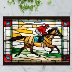 Kentucky Derby – Stained Glass-Inspired Cutting Board
