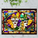 Mardi Gras Festival – Stained Glass-Inspired Cutting Board