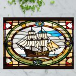 The Mayflower – Stained Glass-Inspired Cutting Board