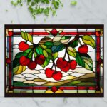 Michigan Cherries – Stained Glass-Inspired Cutting Board