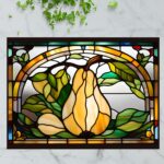 Oregon Pear – Stained Glass-Inspired Cutting Board