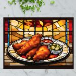 Nashville Hot Chicken – Stained Glass-Inspired Cutting Board