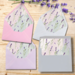 Lavender Haze Envelope Liners and Digital Craft Paper