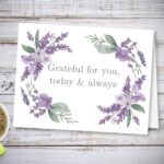 Grateful for you - Click-and-Print Blank Cards