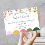 Wildflower Wedding Attire Card – Dress in Our Celebration Colors