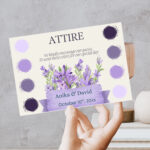 Lavender Haze Attire Card