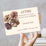 Mocha Mousse Attire Guide with Matching Florals