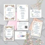 Wildflower Meadow Wedding Suite in Soft Lavender