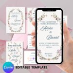 Floral Springtime Design Wedding Suite