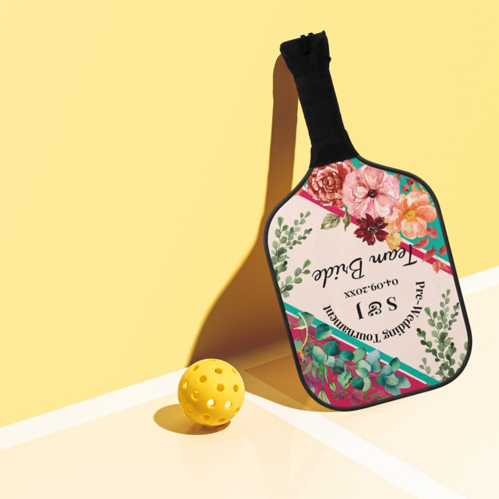 Personalized Team Bride Pickleball Set and Free Game Interactive Tracker (V2) - Image 3