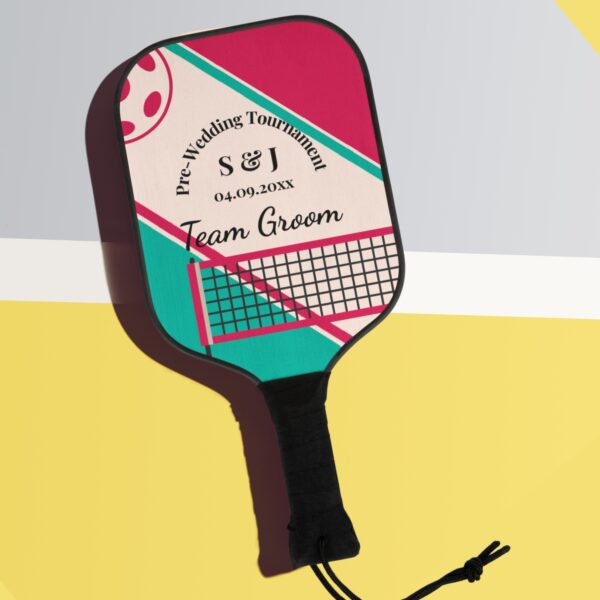 Personalized Team Groom Pickleball Set and Free Interactive Game Tracker (v2) - Image 2