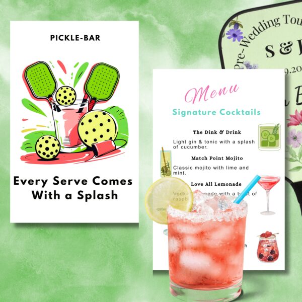 PICKLE-BAR Sign & Cocktail Menu and Free Interactive Game Tracker - Image 2