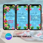 Tropical Pool Party Vibes – Animated Video Invite