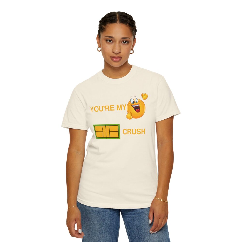 "You're My Favorite Court Crush" Comfort Colors® Unisex Tee - Image 13
