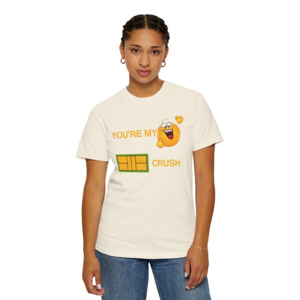 "You're My Favorite Court Crush" Comfort Colors® Unisex Tee - Image 13