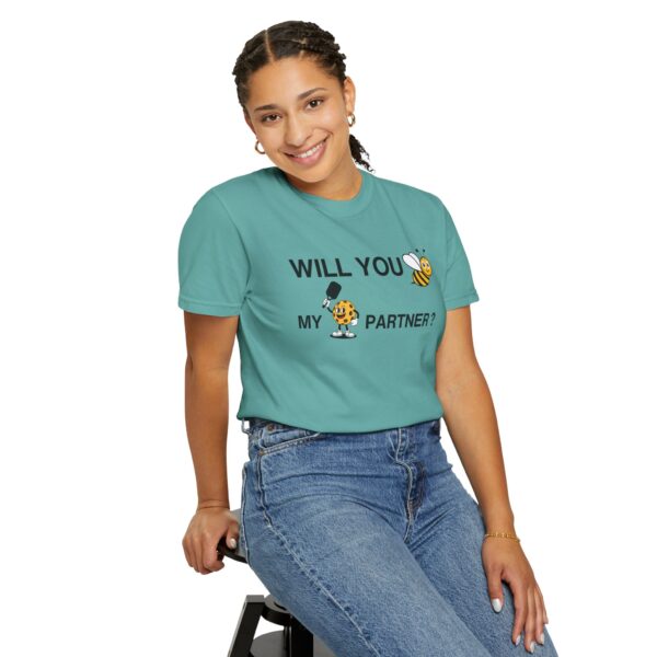 "Will You Be My Pickleball Partner?" Comfort Colors® Unisex Tee - Image 13