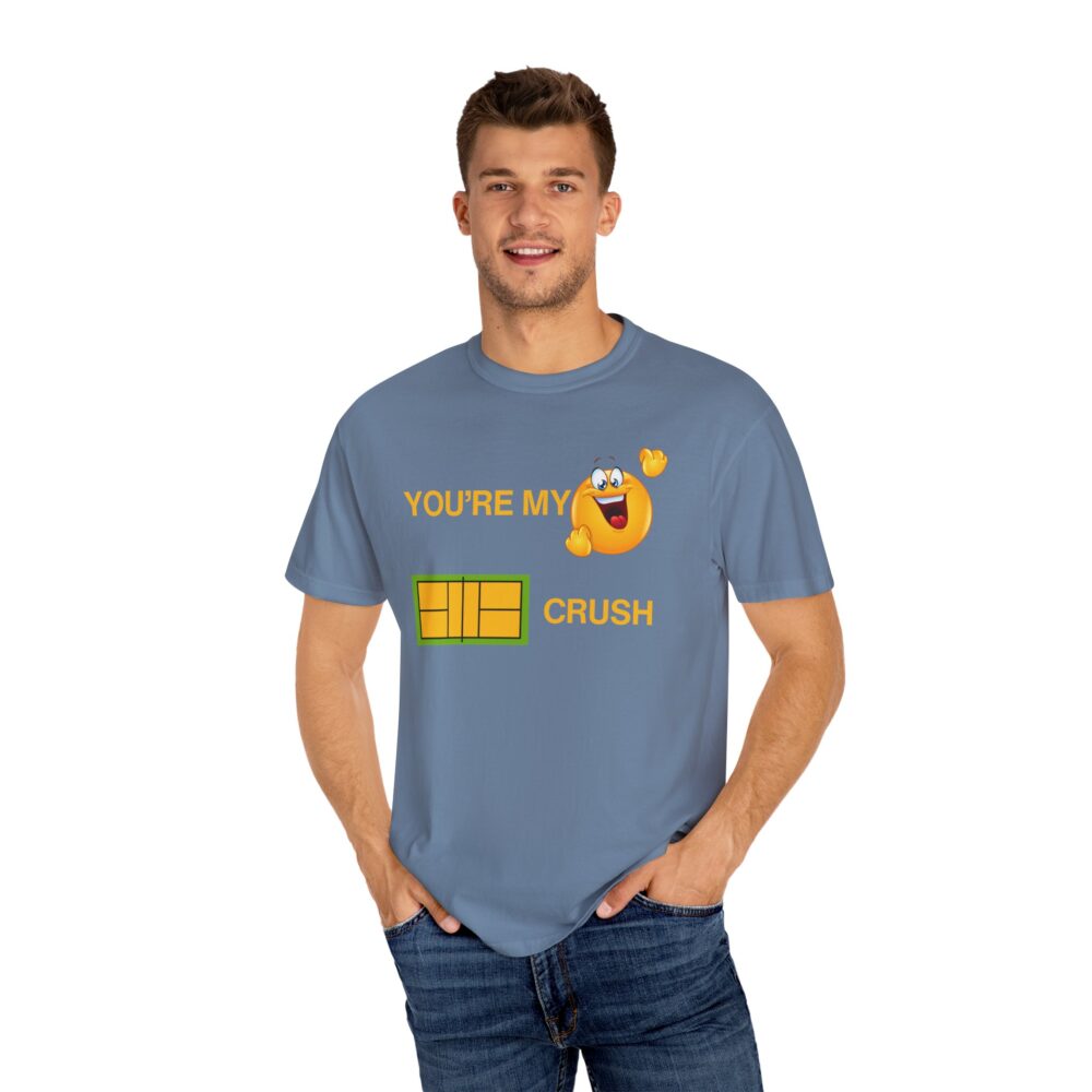 "You're My Favorite Court Crush" Comfort Colors® Unisex Tee - Image 8