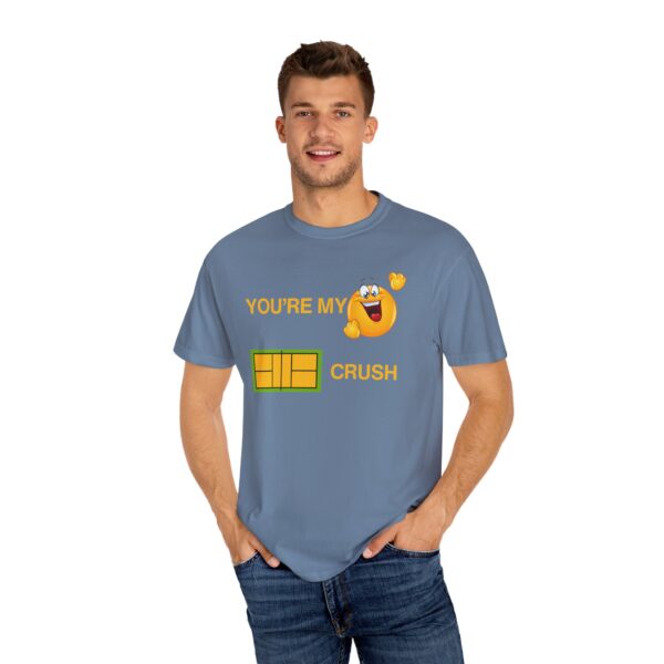 "You're My Favorite Court Crush" Comfort Colors® Unisex Tee - Image 8