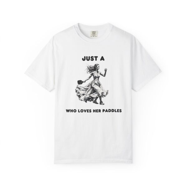 "Just a Bride Who Loves Her Paddles" Comfort Colors® Tee - Image 5