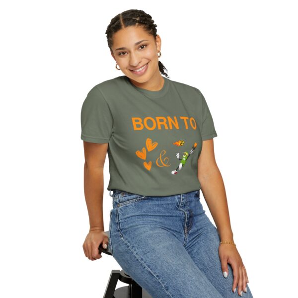 "Born to Love and Dink" Comfort Colors® Unisex Tee - Image 12