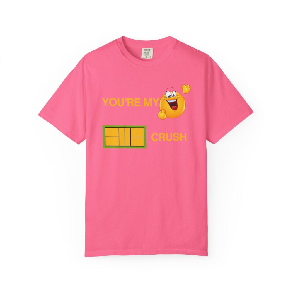 "You're My Favorite Court Crush" Comfort Colors® Unisex Tee - Image 19