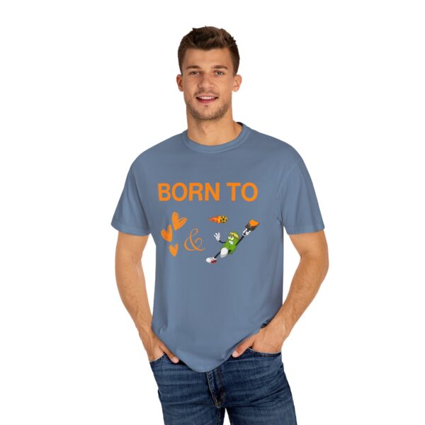 "Born to Love and Dink" Comfort Colors® Unisex Tee - Image 15