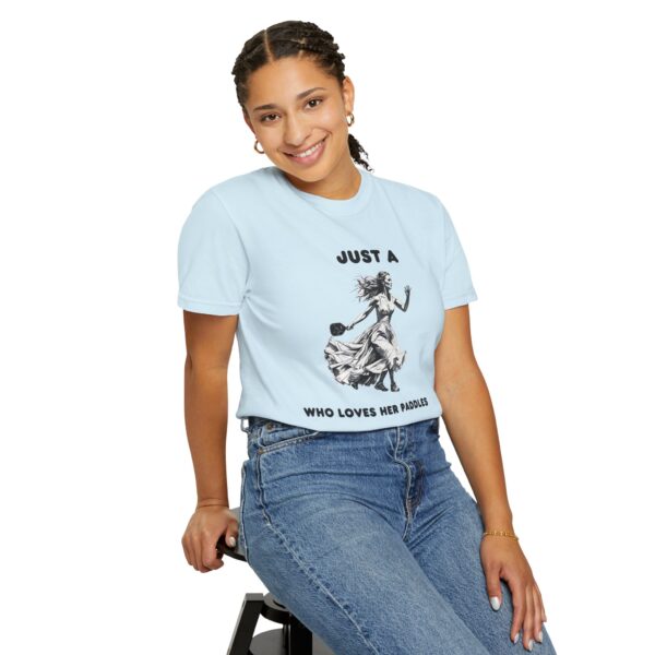 "Just a Bride Who Loves Her Paddles" Comfort Colors® Tee - Image 10