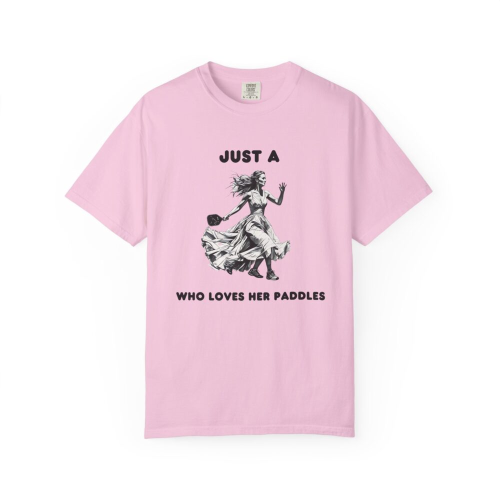 "Just a Bride Who Loves Her Paddles" Comfort Colors® Tee - Image 11