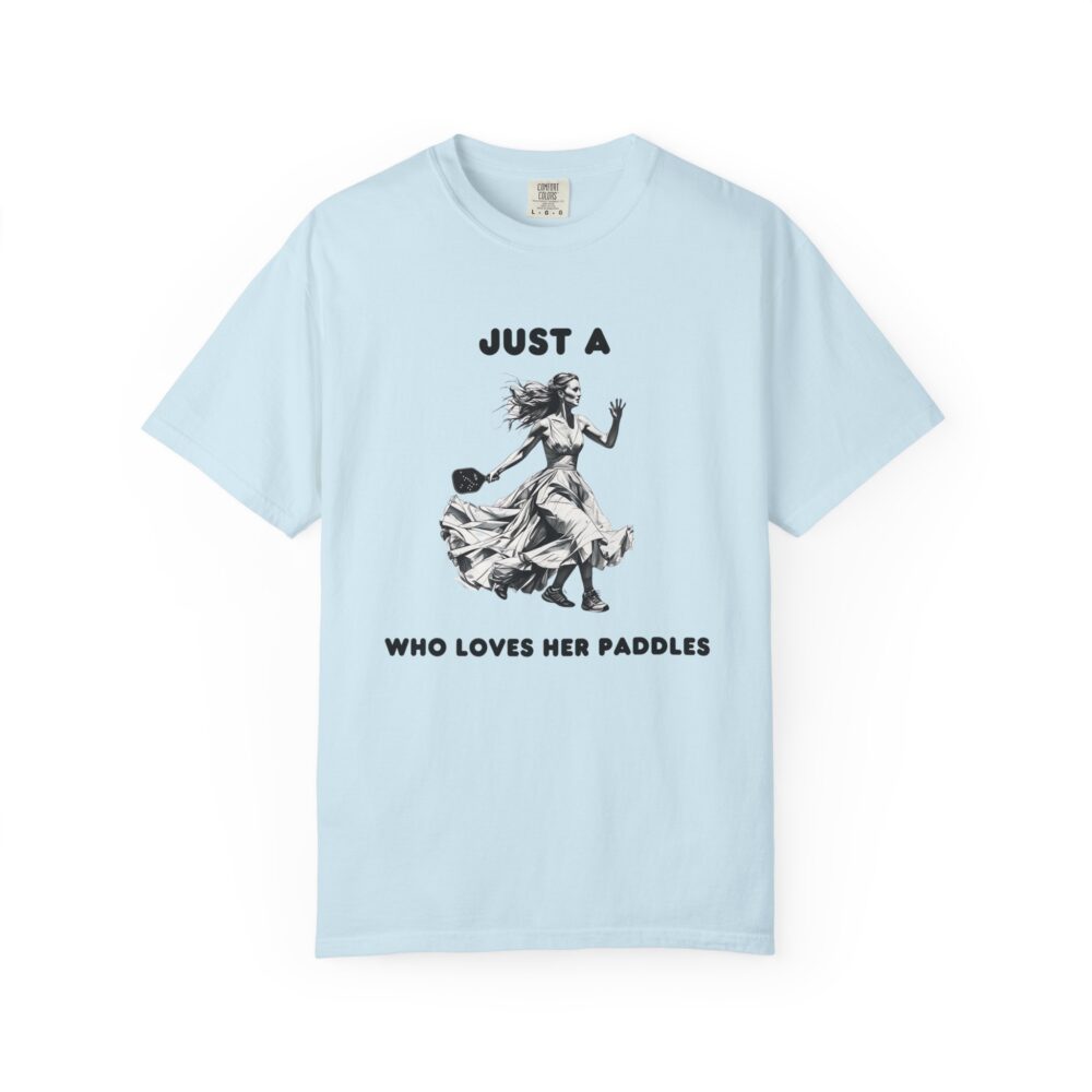 "Just a Bride Who Loves Her Paddles" Comfort Colors® Tee - Image 8