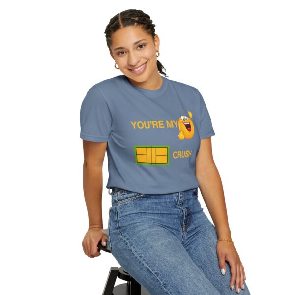 "You're My Favorite Court Crush" Comfort Colors® Unisex Tee - Image 9