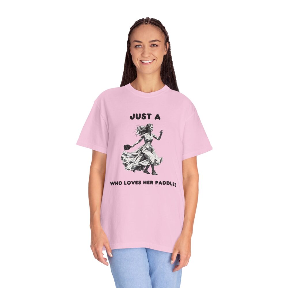 "Just a Bride Who Loves Her Paddles" Comfort Colors® Tee - Image 13
