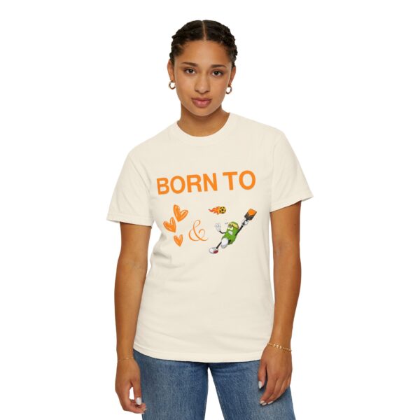 "Born to Love and Dink" Comfort Colors® Unisex Tee - Image 8
