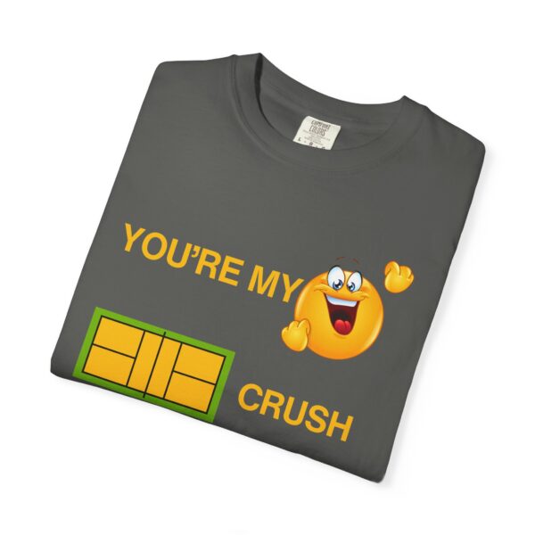 "You're My Favorite Court Crush" Comfort Colors® Unisex Tee - Image 4