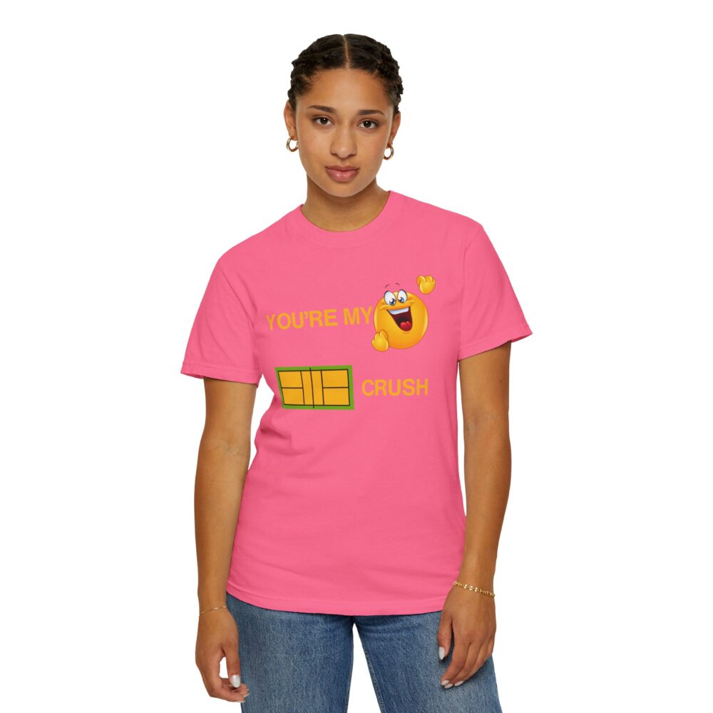 "You're My Favorite Court Crush" Comfort Colors® Unisex Tee - Image 22