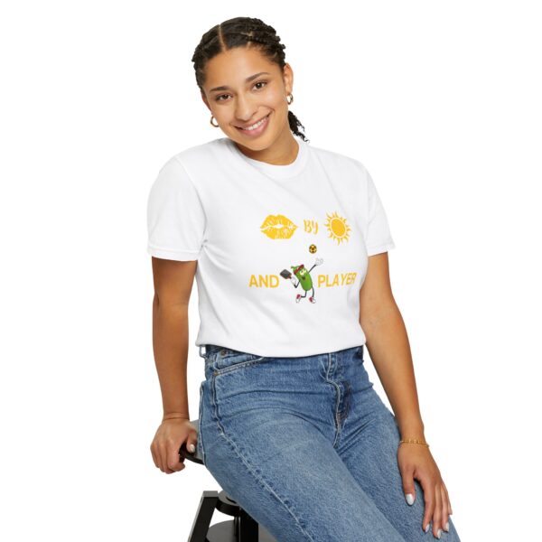 "Kissed by The Sun and Pickleball Player" Comfort Colors® Unisex Tee - Image 12