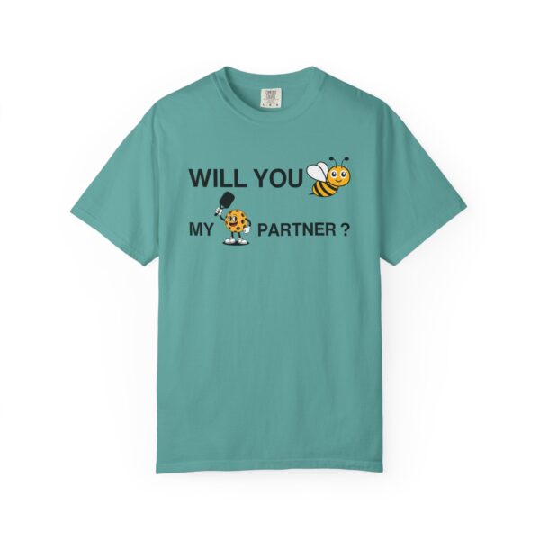 "Will You Be My Pickleball Partner?" Comfort Colors® Unisex Tee - Image 10