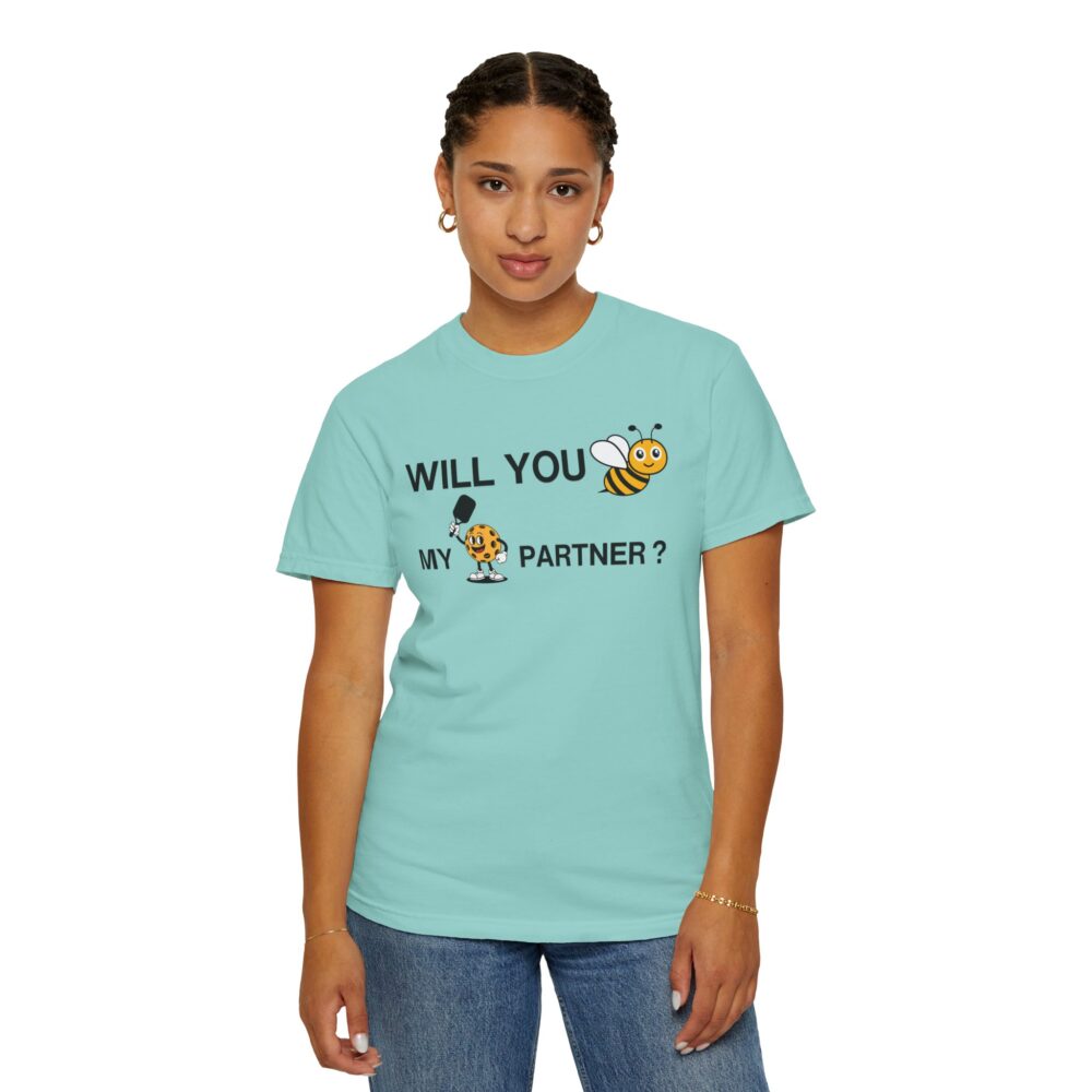 "Will You Be My Pickleball Partner?" Comfort Colors® Unisex Tee - Image 9