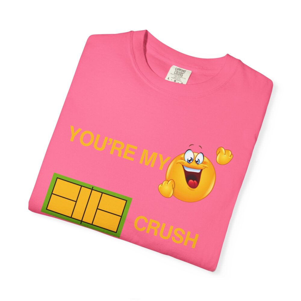 "You're My Favorite Court Crush" Comfort Colors® Unisex Tee - Image 21