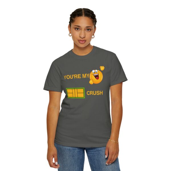"You're My Favorite Court Crush" Comfort Colors® Unisex Tee - Image 5