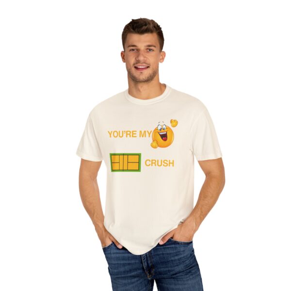 "You're My Favorite Court Crush" Comfort Colors® Unisex Tee - Image 12