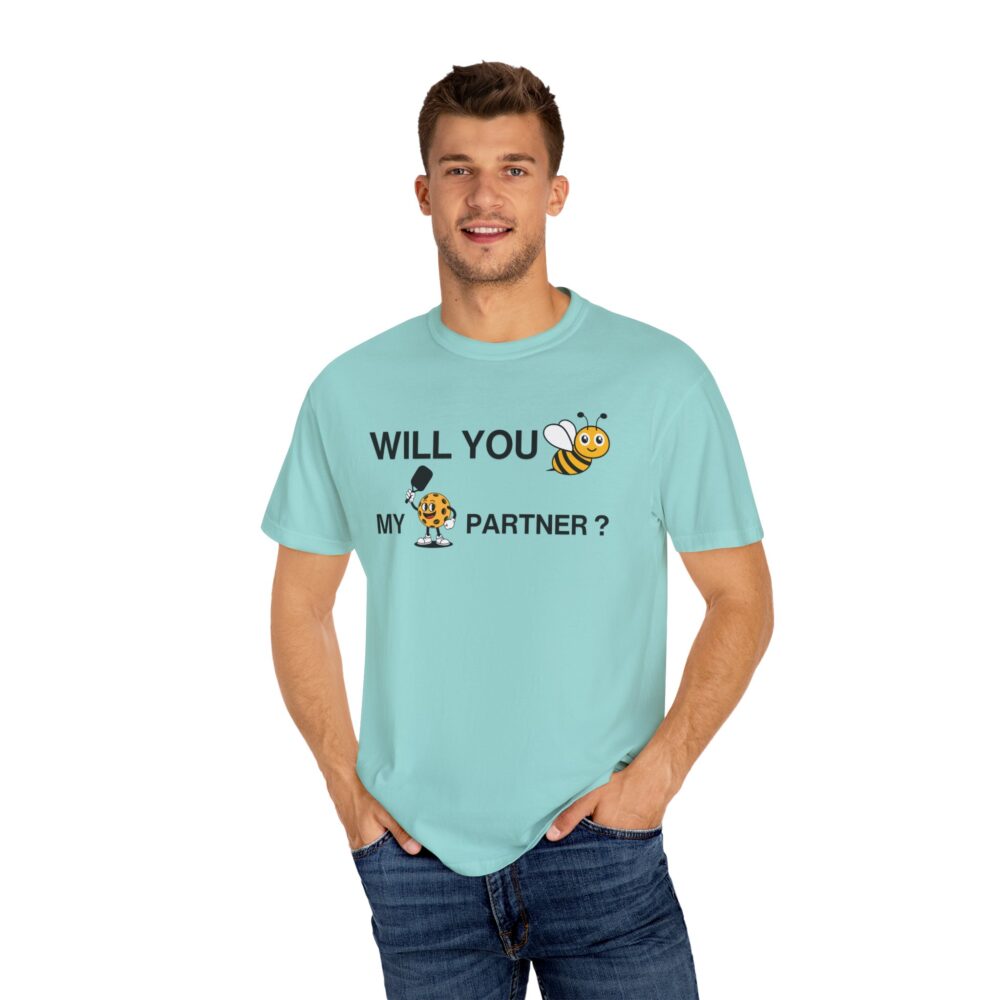"Will You Be My Pickleball Partner?" Comfort Colors® Unisex Tee - Image 8