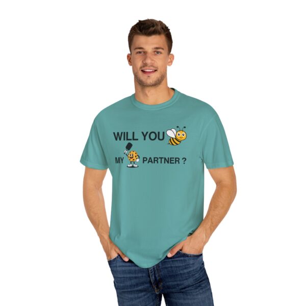 "Will You Be My Pickleball Partner?" Comfort Colors® Unisex Tee - Image 12