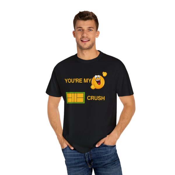 "You're My Favorite Court Crush" Comfort Colors® Unisex Tee - Image 17